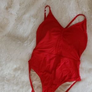 Kona Sol one piece cross strap swimsuit